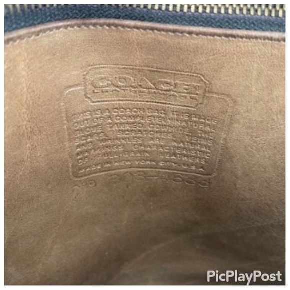 Vintage 70’s NYC Coach Saddle Pouch Large # 9585 in Saddle Brown - Picture 14 of 16